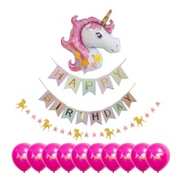 Kit de globos de Unicornio - Monkey Business - 15 piezas