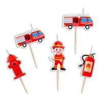 Velas de Bombero - 5 unidades