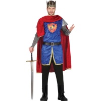 Disfraz de rey guerrero medieval para hombre