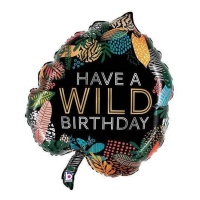 Globo de Have a Wild Birthday de 46 cm - Grabo