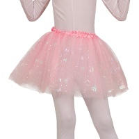 Tutú rosa con corazones infantil