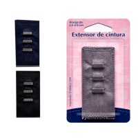 Alargador pretina de 7,8 x 3,4 cm con corchetes - Hemline