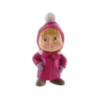 Figura para tarta de Masha en invierno de 6,5 cm - 1 unidad