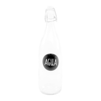 Botella de 1 L Agua transparente