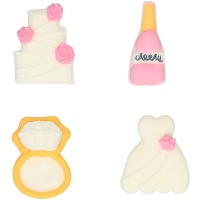 Figuras de azúcar de Dream Wedding - 8 unidades