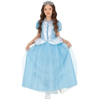 Disfraz de princesa de fantasía azul para niña