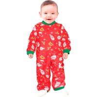 Pijama de Navidad rojo para bebé