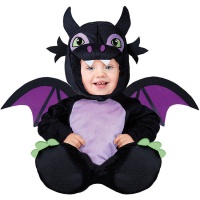 Disfraz de murciélago sonriente para bebé