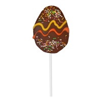 Piruleta de huevo de Pascua de chocolate relleno de nube de 29 gr - Dekora