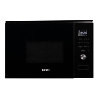 Microondas integrable 800 W con grill - Svan SVMW830EN
