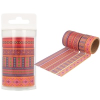 Set de washi tapes de cenefas decorativas de 5 m - 5 unidades