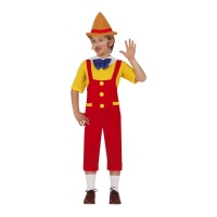 Disfraz de marioneta Pinocho para niño