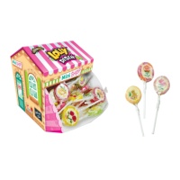 Piruletas redondas Lolly Desen fruit mix de 8 gr - envase individual - 120 unidades