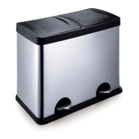 Cubo de basura para reciclaje de 2 x 30 L - DCasa