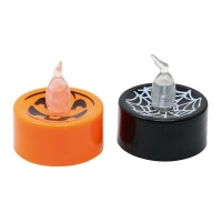 Vela led naranja o negra - 1 unidad