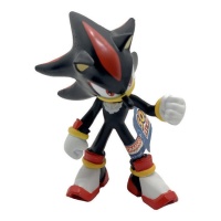 Figura para tarta de Shadow de Sonic de 9 cm