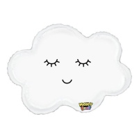 Globo de nube blanca de 76 cm - Grabo