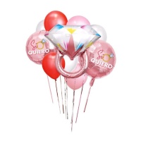 Globos surtidos de despedida de soltera - 10 unidades