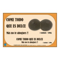 Tetas de chocolate de 200 gr - 1 unidad