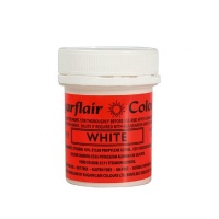 Pintura comestible blanco brillante de 35 gr - Sugarflair