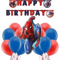 Pack de decoración para fiesta de Spiderman - 22 piezas