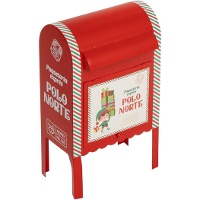 Buzón Real para cartas a los Elfos de 30 x 18 x 12 cm