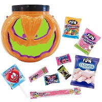 Calabaza con chucherías de Halloween - 200 gr