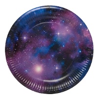 Platos del Espacio de 23 cm - 8 unidades