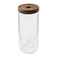 Tarro de 1 L de cristal con tapa