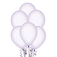 Globos de látex de 30 cm cristal transparente - Sempertex - 50 unidades