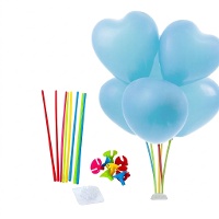 Centro de mesa para globos de colores - 8 piezas