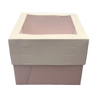 Caja de 30 x 30 x 15 cm para tarta - altura regulable hasta 30 cm