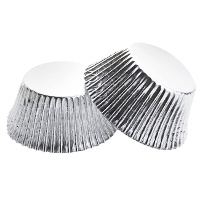 Cápsulas para cupcakes de 3 cm metalizado - Pastkolor - 60 unidades
