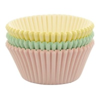 Cápsulas para cupcakes de colores pastel de 5 cm - Wilton - 75 unidades