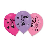 Globos de látex de Minnie mouse - 10 unidades