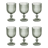 Copa de 370 ml rayada vertical - 6 unidades