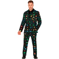 Disfraz de traje videojuegos retro para hombre