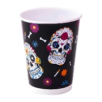 Vasos de Catrina de 220 ml - 8 unidades
