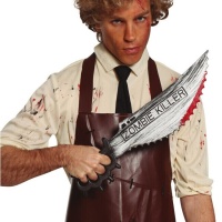 Cuchillo con sangre de zombie killer - 50 cm