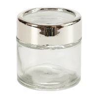 Tarro de 0,08 L transparente con tapa