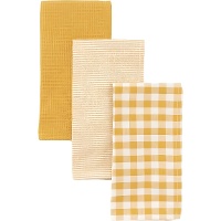 Paños de cocina cuadros de colores - 3 unidades