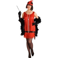 Disfraz de cabaret rojo