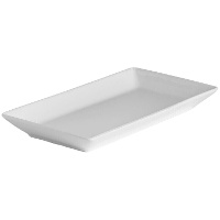 Fuente de 30,5 x 16 cm rectangular de porcelana - Vessia - 4 unidades