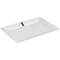 Fuente de 36,5 x 26 cm rectangular de porcelana - Vessia - 2 unidades