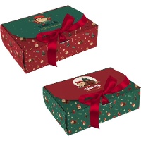 Caja regalo de Tió de Nadal de 22 x 15 x 7 cm - 1 unidad