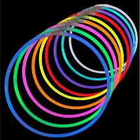 Collares luminosos LED - 50 unidades