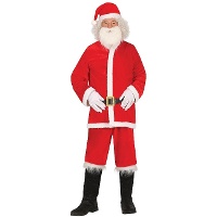 Disfraz de Papá Noel extra para adulto