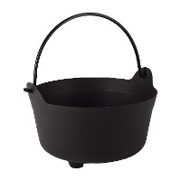 Caldero de bruja negro - 24 cm