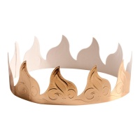Coronas de roscón de reyes doradas - Dekora - 100 unidades