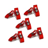 Pinzas para tela de 2,6 cm rojos - Clover - 50 unidades